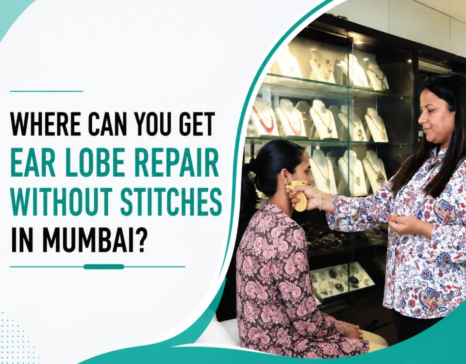 Ear Lobe Repair Without Stitches in Mumbai