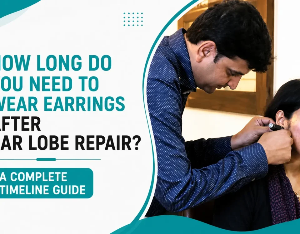 Earrings After Ear Lobe Repair