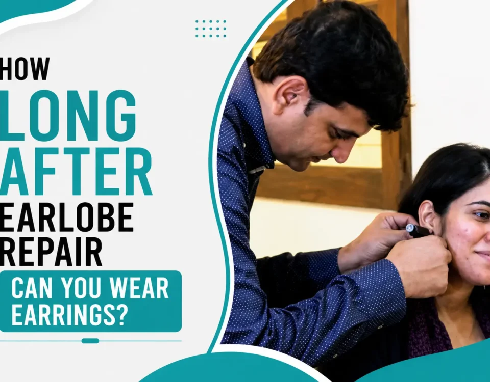How Long After Earlobe Repair Can You Wear