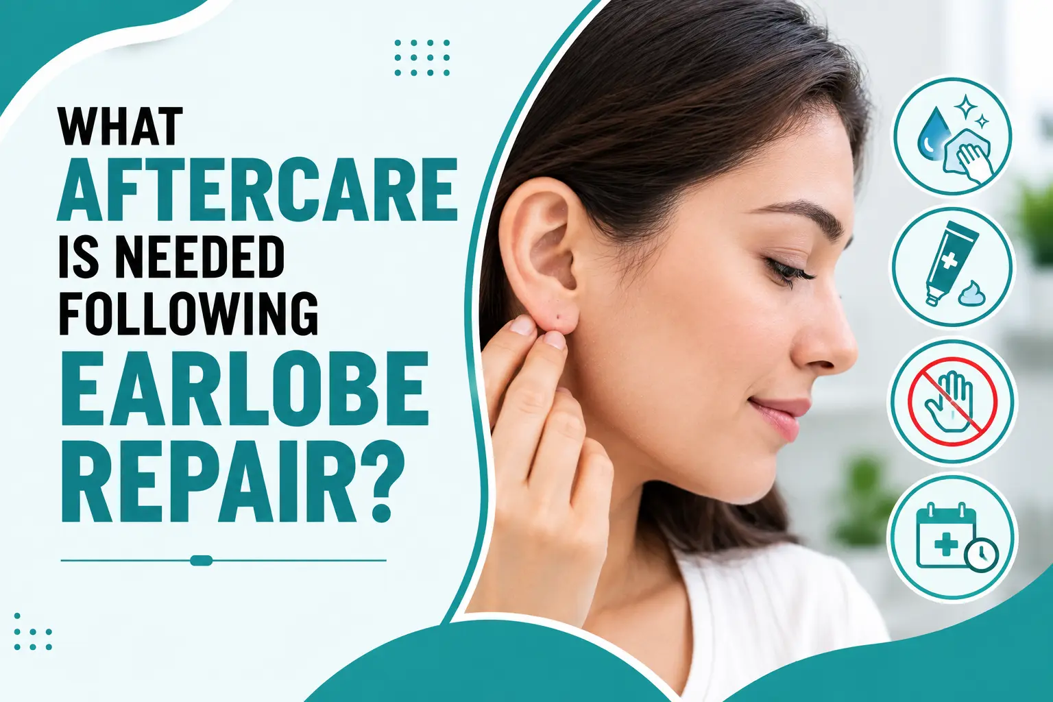 What Aftercare Is Needed Following Earlobe Repair?